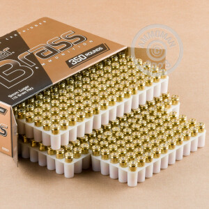Image of the 9MM BLAZER BRASS 115 GRAIN FMJ (350 ROUNDS) available at AmmoMan.com.