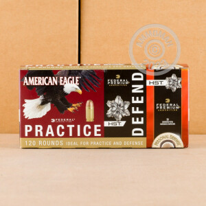 Image of the 380 AUTO - 95GR FMJ & 99GR HST Combo Pack - Federal - 120 Rounds available at AmmoMan.com.