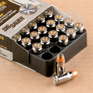 An image of 357 SIG ammo made by SIG at AmmoMan.com.