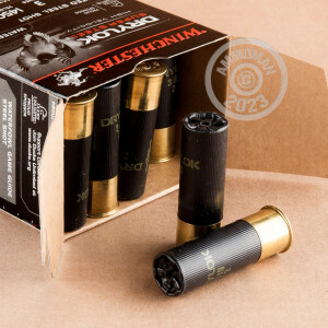 Photograph showing detail of 12 GAUGE WINCHESTER DRYLOK SUPER STEEL 3" 1-1/4 OZ. #2 PLATED STEEL SHOT (25 ROUNDS)