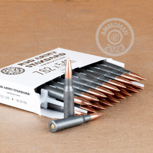 Image of 7.62 x 54R rifle ammunition at AmmoMan.com.