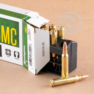 Image of 223 Remington ammo by Remington that's ideal for training at the range.