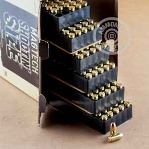 Photo detailing the .40 S&W MAGTECH 180 GRAIN FMJ (300 ROUNDS) for sale at AmmoMan.com.