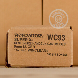 Image of 9MM WINCHESTER WINCLEAN 147 GRAIN BEB (500 ROUNDS)