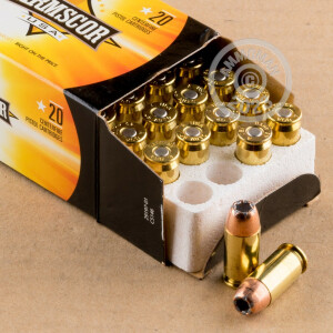 Photo of .45 Automatic JHP ammo by Armscor for sale at AmmoMan.com.