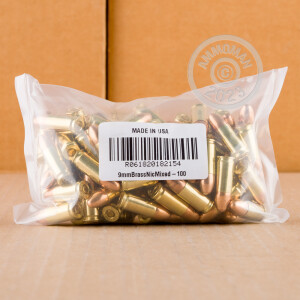 Image detailing the brass case and  primers on the Mixed ammunition.