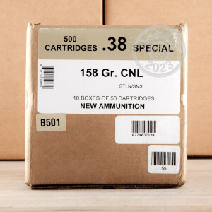 Image of the 38 SPECIAL BLACK HILLS COWBOY ACTION 158 GRAIN CNL (500 ROUNDS) available at AmmoMan.com.