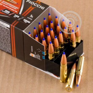 Image of Fiocchi 300 AAC Blackout rifle ammunition.