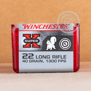 Image of the 22 LR WINCHESTER SUPER-X 40 GRAIN CPRN (100 ROUNDS) available at AmmoMan.com.