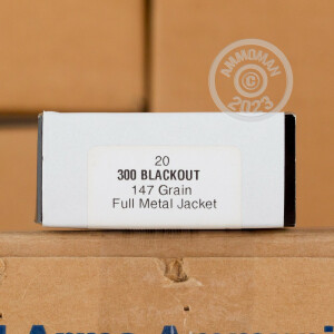 An image of 300 AAC Blackout ammo made by Armscor at AmmoMan.com.