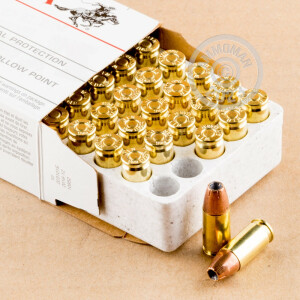 Image of the 9MM LUGER WINCHESTER 147 GRAIN JHP (500 ROUNDS) available at AmmoMan.com.