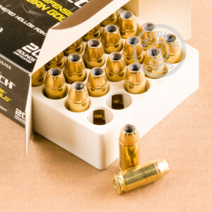 Photo detailing the 40 S&W MAGTECH GUARDIAN GOLD 155 GRAIN JHP (20 ROUNDS) for sale at AmmoMan.com.