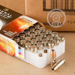 Image of the 9MM FEDERAL HYDRA-SHOK 147 GRAIN JHP (1000 ROUNDS) available at AmmoMan.com.