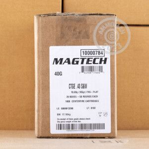 Image of the .40 S&W MAGTECH 165 GRAIN FMJ (50 ROUNDS) available at AmmoMan.com.