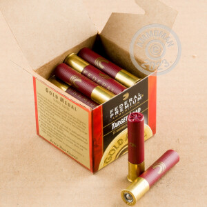 Photo detailing the 410 BORE FEDERAL GOLD MEDAL 2-1/2" 1/2 OZ. #9 SHOT (25 ROUNDS) for sale at AmmoMan.com.