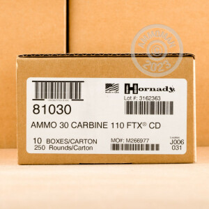 Image of the 30 CARBINE HORNADY CRITICAL DEFENSE 110 GRAIN JHP (250 ROUNDS) available at AmmoMan.com.
