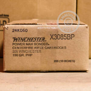 Image of the 308 WINCHESTER POWERMAX BONDED 150 GRAIN HP (20 ROUNDS) available at AmmoMan.com.