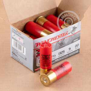 Image of the 12 GAUGE WINCHESTER SUPER-X 2-3/4" #00 BUCK 9 PELLETS (150 ROUNDS) available at AmmoMan.com.