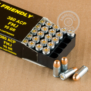 Image of the 380 ACP TULA 95 GRAIN FMJ (50 ROUNDS) *NONMAGNETIC* available at AmmoMan.com.
