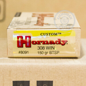 Image of .308 WINCHESTER HORNADY CUSTOM 150 GRAIN SP (200 ROUNDS)