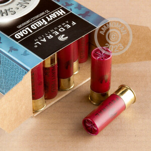 Photograph showing detail of 12 GAUGE FEDERAL GAME SHOK 2 3/4" 1 1/4 OZ #6 LEAD SHOT GAME LOAD (25 ROUNDS)