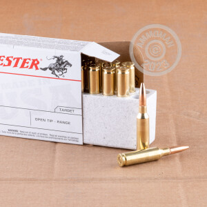 Image of Winchester 6.5MM CREEDMOOR rifle ammunition.