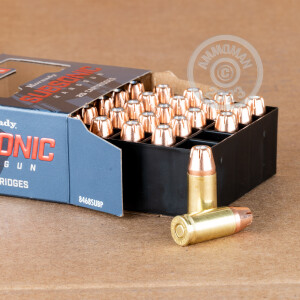 Photo detailing the 9MM HORNADY SUBSONIC 147 GRAIN XTP (250 ROUNDS) for sale at AmmoMan.com.