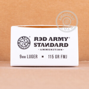 Image detailing the steel case and berdan primers on the Red Army Standard ammunition.