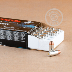 Photograph showing detail of .40 S&W WINCHESTER RANGER 165 GRAIN BONDED JHP (500 ROUNDS)
