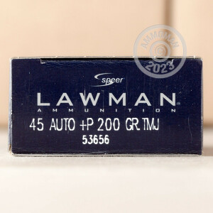 Image of .45 Automatic ammo by Speer that's ideal for shooting indoors, training at the range.