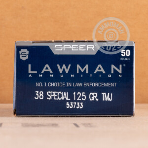 Photo of 38 Special TMJ ammo by Speer for sale at AmmoMan.com.