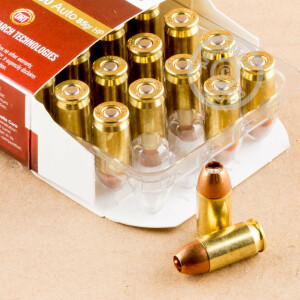 Photo of .380 Auto JHP ammo by Dynamic Research Technologies for sale at AmmoMan.com.