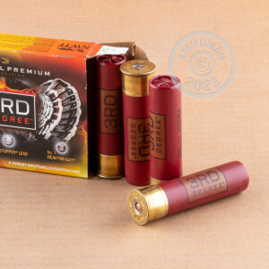 Photo detailing the 12 GAUGE FEDERAL 3RD DEGREE 3 1/2" 2 OZ. #5/6/7 SHOT (5 ROUNDS) for sale at AmmoMan.com.