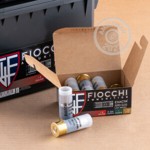 Image of the 12 GAUGE FIOCCHI LOW RECOIL 2-3/4" 1 OZ. RIFLED SLUG (80 ROUNDS) available at AmmoMan.com.