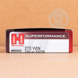 Image of 270 WINCHESTER HORNADY SUPERFORMANCE 130 GRAIN SST (20 ROUNDS)