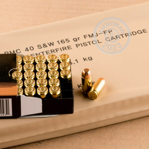 Image of the 40 S&W PMC BATTLE PACKS 165 GRAIN FMJ (900 ROUNDS) available at AmmoMan.com.