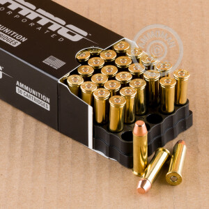A photo of a box of Ammo Incorporated ammo in 357 Magnum.