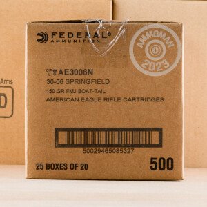 Image of .30-06 SPRINGFIELD FEDERAL AMERICAN EAGLE 150 GRAIN FMJ (20 ROUNDS)