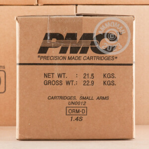 Photograph showing detail of 45 ACP PMC 230 GRAIN FMJ (50 ROUNDS)