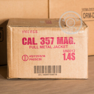 Photo of 357 Magnum FMJ ammo by Armscor for sale at AmmoMan.com.