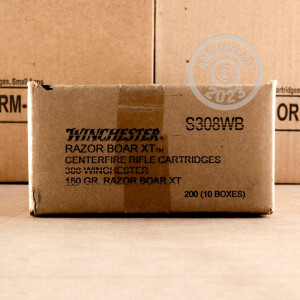 Image of the 308 WIN WINCHESTER RAZORBACK XT 150 GRAIN BPPHP (20 ROUNDS) available at AmmoMan.com.