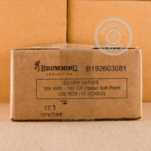 An image of 308 / 7.62x51 ammo made by Browning at AmmoMan.com.