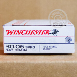 Image of 30-06 SPRINGFIELD WINCHESTER 147 GRAIN FMJ (20 ROUNDS)