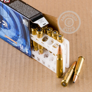 Photo detailing the 308 WIN FEDERAL POWER SHOK 150 GRAIN SP (200 ROUNDS) for sale at AmmoMan.com.