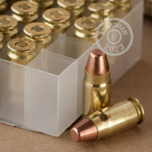 Photo detailing the 357 SIG FIOCCHI 124 GRAIN FULL METAL JACKET (1000 ROUNDS) for sale at AmmoMan.com.
