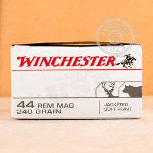 Image of the 44 MAGNUM WINCHESTER 240 GRAIN JSP (50 ROUNDS) available at AmmoMan.com.