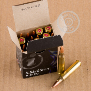 Image detailing the brass case on the Igman Ammunition ammunition.
