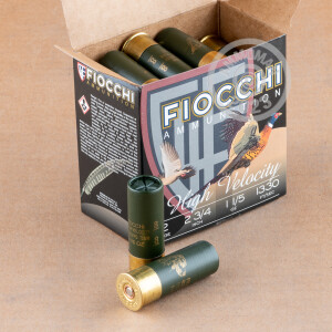 Image of the 12 GAUGE FIOCCHI HIGH VELOCITY HUNTING 2-3/4" GRAIN #8 SHOT (25 ROUNDS) available at AmmoMan.com.