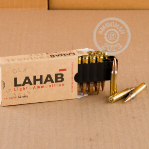 Image of Lahab Ammunition 5.56x45mm bulk rifle ammunition.