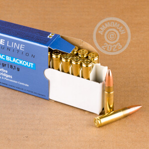 A photo of a box of Prvi Partizan ammo in 300 AAC Blackout.